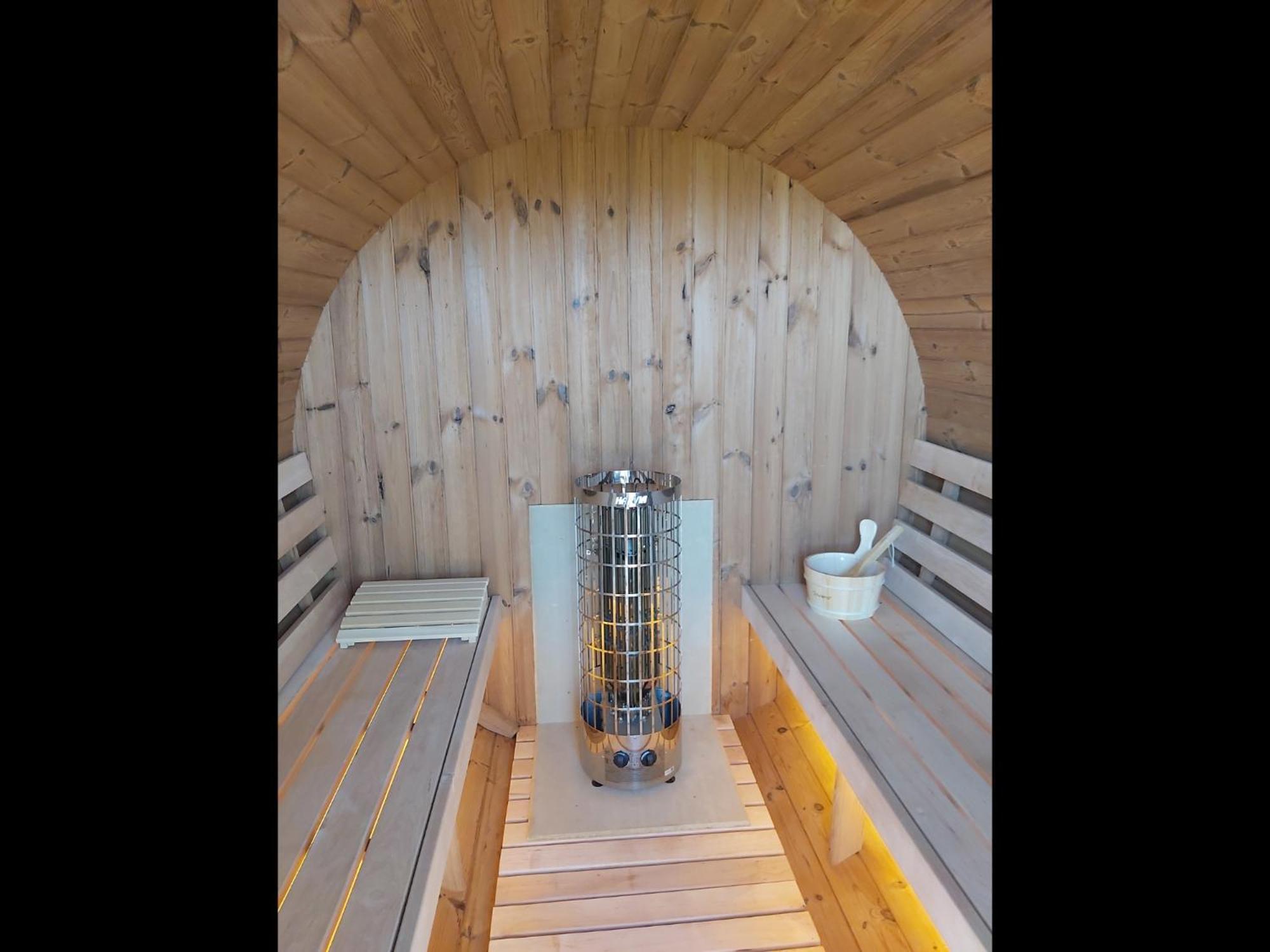 Neu! Ferienhaus Taja Niebuell Mit Sauna Exterior foto